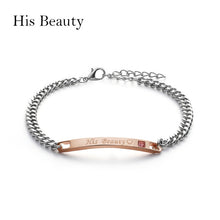 Load image into Gallery viewer, 1PC/1Pair Trendy Lovely Couple Bracelets Men&amp;Women Her King His Queen Romantic Crystal Crown Fashion Accessories Hand Jewelry