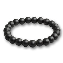 Load image into Gallery viewer, Trendy Men Black Lava Natural Stone Bracelet Charm Women Turquoises Transparent White Bead Strand Bracelets&amp;Bangles Yoga Jewelry