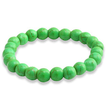 Load image into Gallery viewer, Trendy Men Black Lava Natural Stone Bracelet Charm Women Turquoises Transparent White Bead Strand Bracelets&amp;Bangles Yoga Jewelry