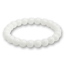 Load image into Gallery viewer, Trendy Men Black Lava Natural Stone Bracelet Charm Women Turquoises Transparent White Bead Strand Bracelets&amp;Bangles Yoga Jewelry