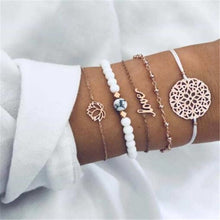 Load image into Gallery viewer, Ahmed 15 Style Bohemian Trendy Bracelet sets for Women Fashion Plain Shell Map Heart Animal Palm Beads Tassel Bracelets Jewelry